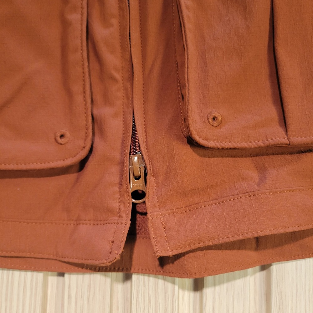 Duluth Trading Co Womens Utility Vest Rust Orange Ripstop Fishing Hiking Small - Picture 11 of 11